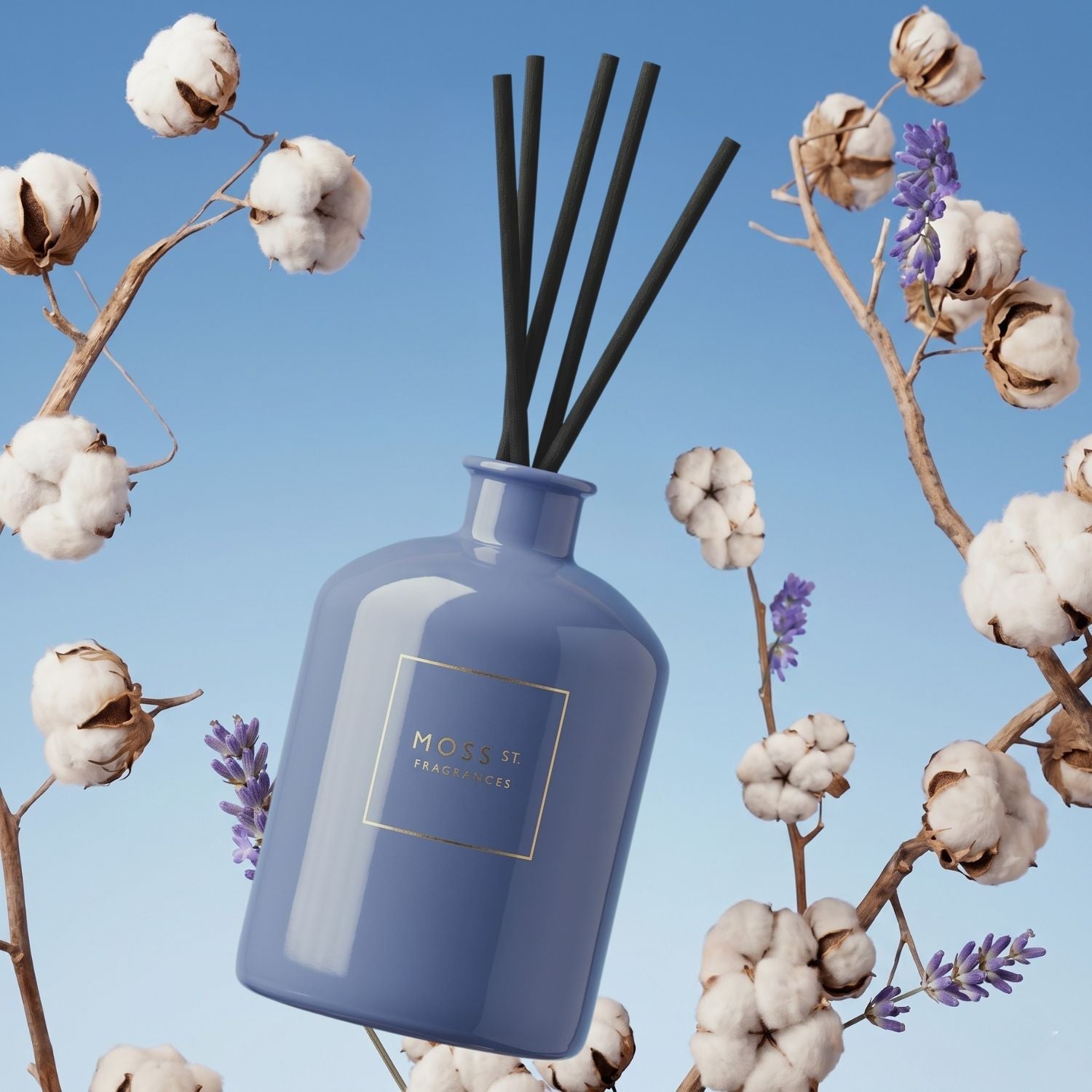 Cotton Diffusers Clean Cotton Fragrance Diffuser 300ml | Moss St Contemporary ...